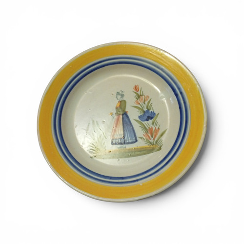 Assiette faience henriot - assiette,