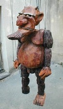 Marionnette diable - poupée originale faite à la main