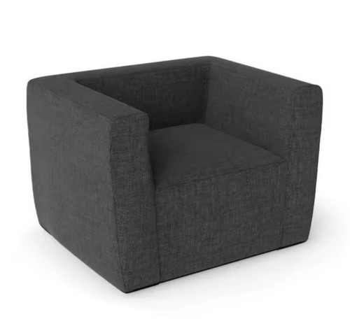 Fauteuil lounge design - , gris