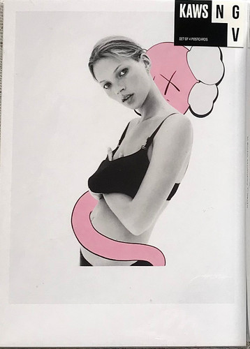 Kaws cartes postales kate - kaws,