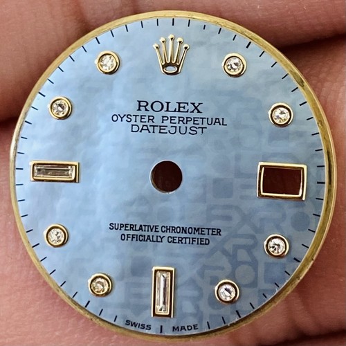 Rolex blue mop dial for - dial, lady