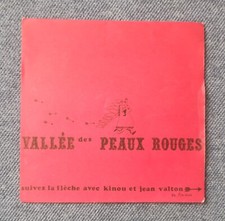 Rare Disque Souple Publicitaire  " La Vallée des Peaux Rouges " Fleurines 60