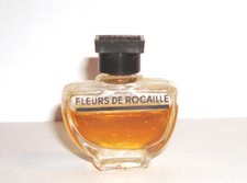 miniature ancienne :  FLEURS de ROCAILLE de CARON  (format vasque, bouchon noir)