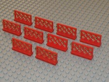 10 x Barrière rouge LEGO Red