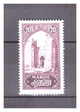 MAROC  .    N °  105   .   20 c   LILAS     NEUF    *  .   SUPERBE .