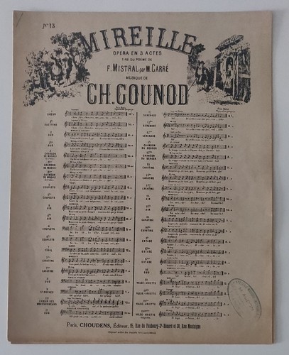 Partition ancienne gounod - partition,