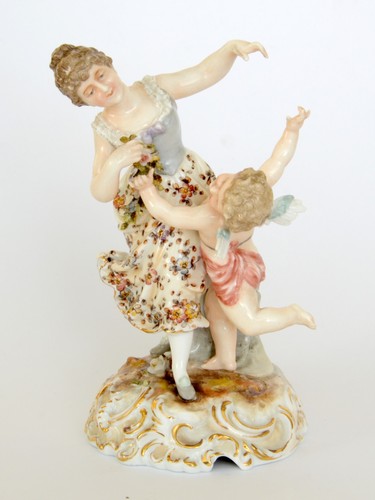 Figurine porcelaine saxe - figurine,
