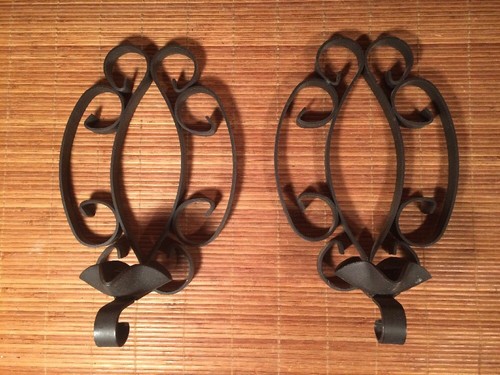Vintage pair cast - pair, iron
