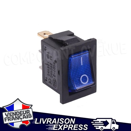 Interrupteur led bleu - led, a