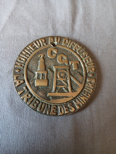 Médaille bronze cgt - médaille, la
