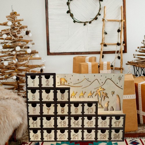 Calendrier avent en bois - de,