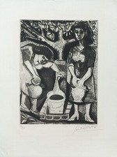 Javier VILATO (1921-2000) gravure originale signée n°27/30 Espagne Picasso