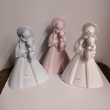3 Vierges à L Enfant Faience