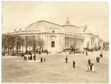 PHOTOGRAPHIE ALBUMINÉE Exposition Universelle 1900 Grand Palais ND PARIS ALBUMEN