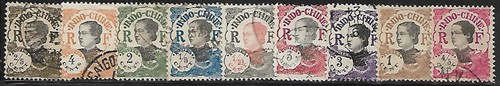 Indochine 1922 yvert 104 - indochine, 96/104