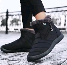 Bottes de Neige Fourrée Imperméable chaussures hiver souple Bottines Pour Femmes