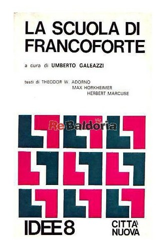 Scuola francoforte - scuola, di