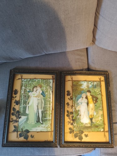 Chromolithographie scène - chromolithographie,