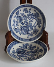 Lot de 2 coupelles à dessert Ridgway Ironstone Staffordshire porcelaine ancienne