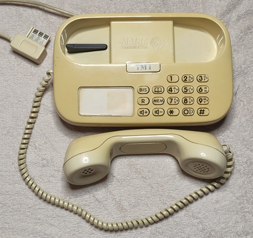 Téléphone fix matra ancien - téléphone,
