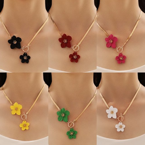 Guochao large flower - large, necklace