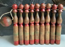 ANCIEN JEU DE 9 QUILLES/ 1