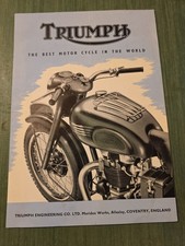 Brochure Triumph 1950 –