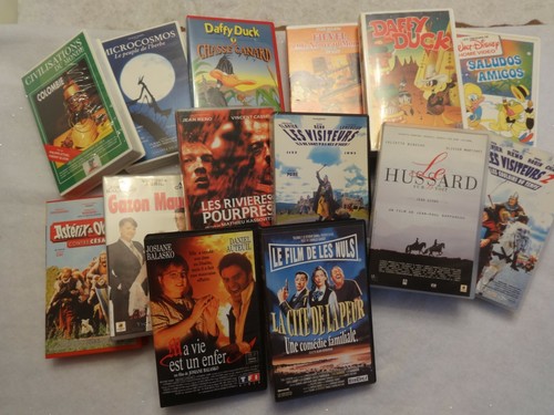 Lot vhs films et - 14,