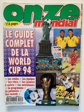 RARE FOOTBALL ONZE MONDIAL HORS SÉRIE n° 16 SPECIAL GUIDE WORLD CUP USA 1994