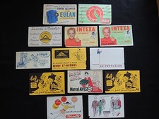 Lot de 13 buvards thème