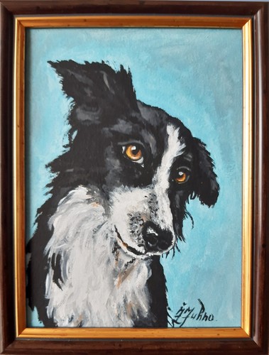 Peinture huile portrait - à, l'huile