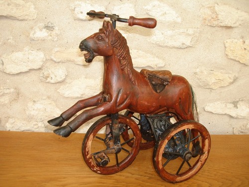 Jouet ancien bois - en, et
