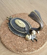 Porte Manteau, Accroche serviette en Bronze/laiton Doré - CHIARINI ITALY 