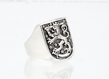 Bague Judah Lion Roi En Argent