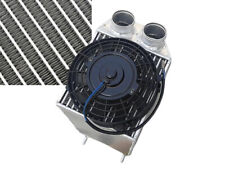 5" Side Mount Aluminum Intercooler+Fan pour Renault Super 5 R5 GT turbo 1985-91