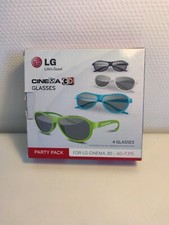 Lunettes LG 3D, 4 glasses AG-315