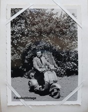 ANCIENNE PHOTO SCOOTER VESPA