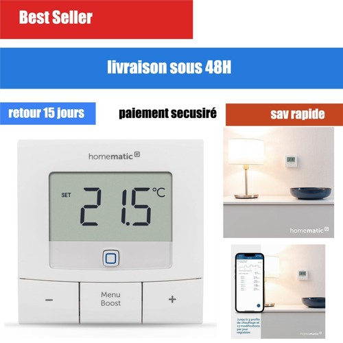 Thermostat mural connecté