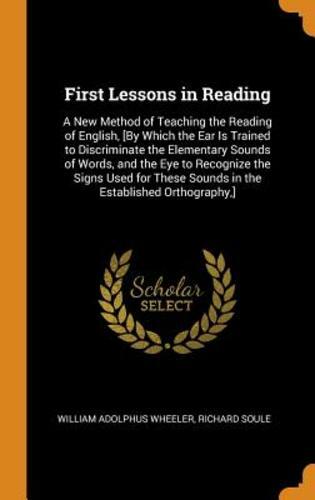 First lessons reading - first, in