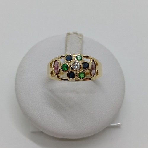 Bague femme jaune - bague, 18kt