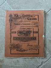 Manufacture Générale de Cuir Catalogue  Ancien LEVERD DRIEUX - LILLE 