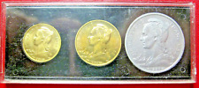 Réunion. Coffret Monnaie Paris.  3 Essais 5, 10, 20 Francs 1955 . FDC