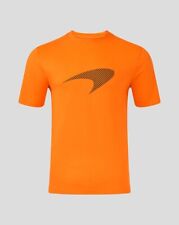 T-Shirt McLaren F1 2025 Équipe Officielle Speedmark Logo Central Orange Papaye
