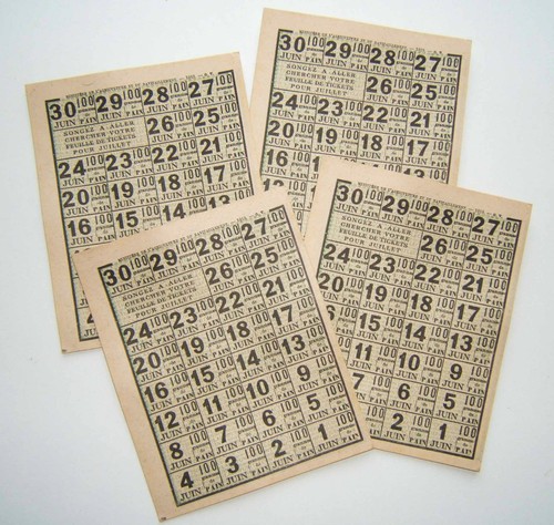 Lot feuillets de tickets - 4,