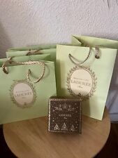 Boite A Macarons Ladurée Paris + 3 Sacs