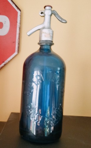 Vintage siphon verre - en,