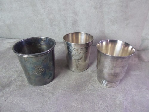 Lot gobelets anciens en - gobelets, anciens.