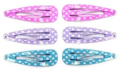 Barrettes cheveux clic clac - 6,