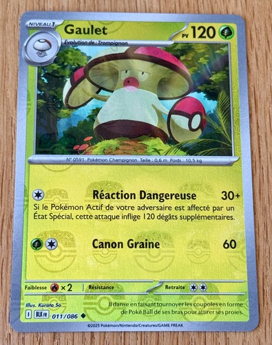 Carte pokemon gaulet - carte,