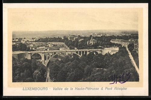 Cpa luxembourg vallee la - luxembourg,,